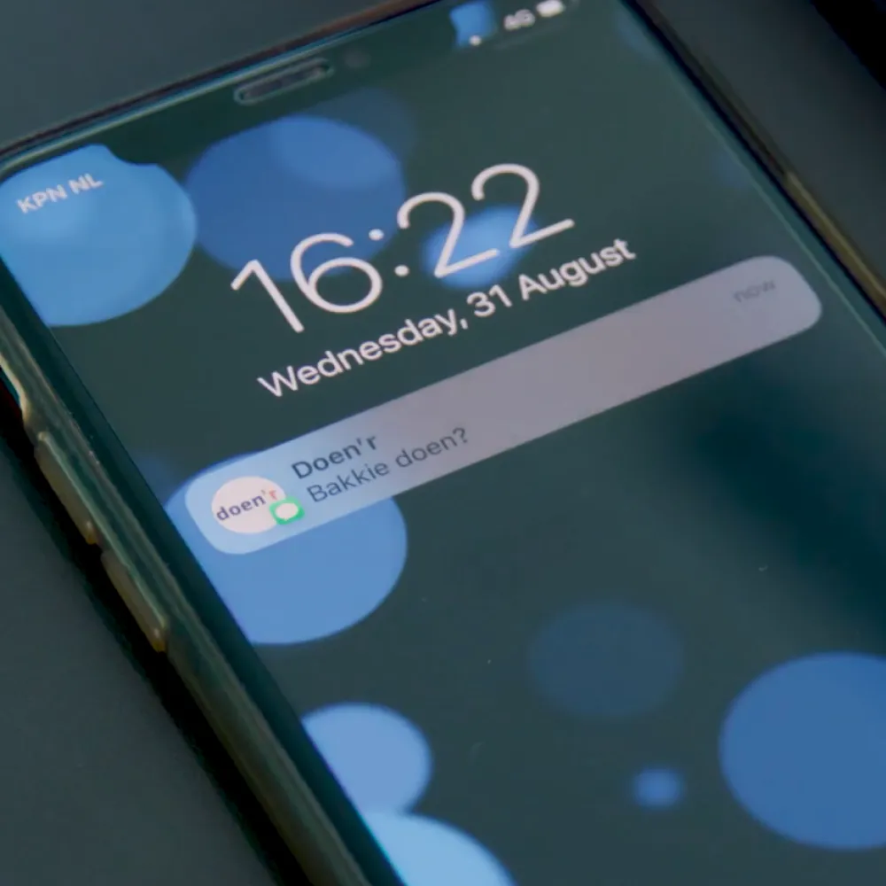 Telefoon bakkie doen'r?